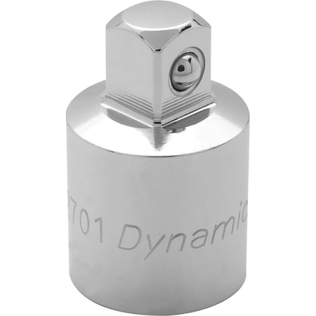 Dynamic Tools Adapter 1/2" Female X 3/8" Male, Chrome Finish D012701